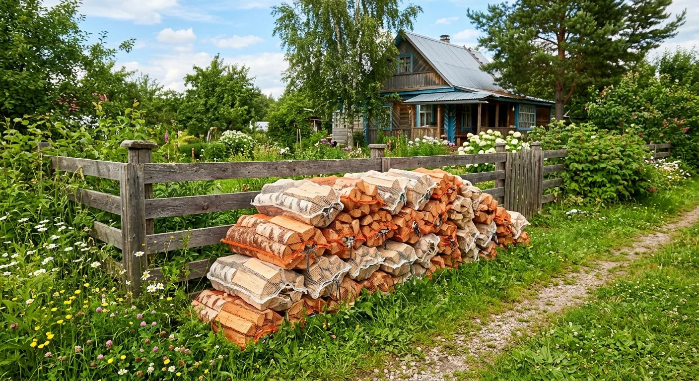 Дрова для дачи в Удельной